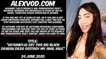 Black Big Dildo sex