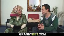 Old Blonde Woman sex