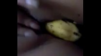 Banana Masturbation sex