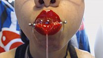 Rote Lippen sex