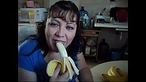 Sucking Banana sex