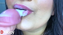 Brunette Cum In Mouth sex