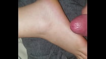 Foot Cum sex