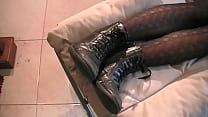 Black Boots Stockings sex