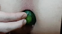 Anal Cucumber sex