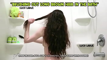 Long Brunette Hair video