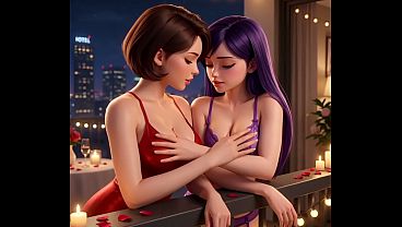 Lesbian Kissing sex