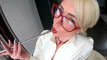 Milf Glasses Blowjob sex