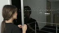 On Balcony sex