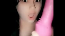 Asian Dildo sex