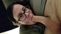 Milf Glasses Blowjob sex