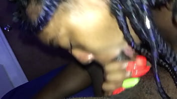 Sloppy Ebony Head sex